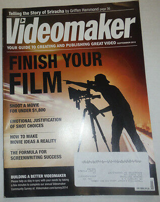 Videomaker Magazine Finish Your Film & Shot Choices September 2014 040115R