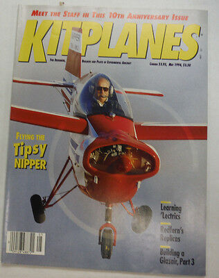 Kitplanes Magazine Tipsy Nipper & Learning Lectrics May 1994 052015R
