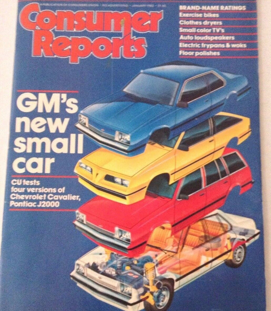 Consumer Reports Magazine Gm's New Small Car January 1982 072917nonrh