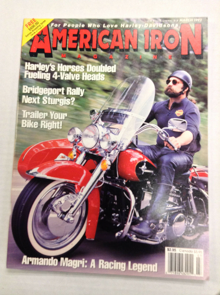 American Iron Magazine Fueling 4-Valve Heads March 1992 031017NONRH