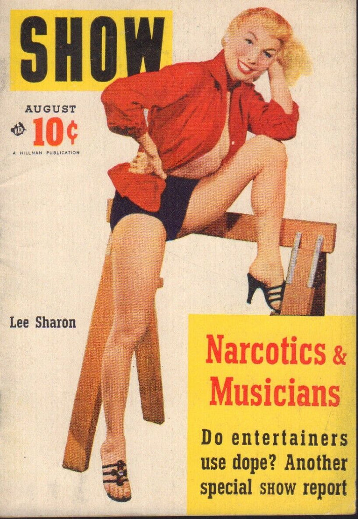 Show Digest August 1954 Lee Sharon Cheesecake Pin Up 091318AME