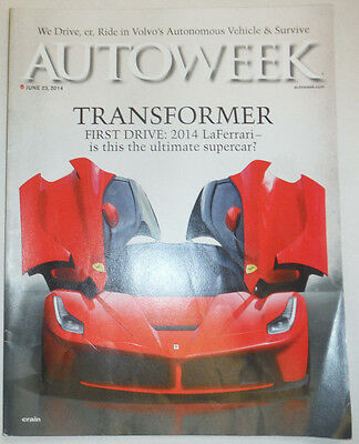 Autoweek Magazine 2014 LaFerrari June 2014 031115R