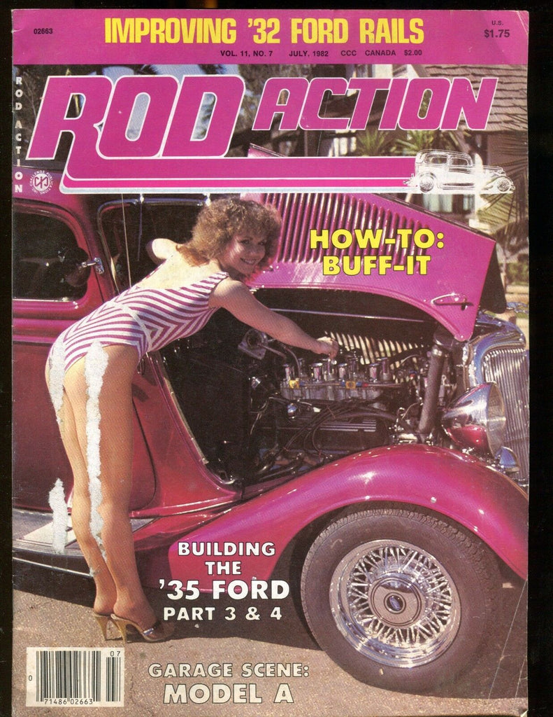 Rod Action Magazine July 1982 '35 Ford VG No ML 031417nonjhe