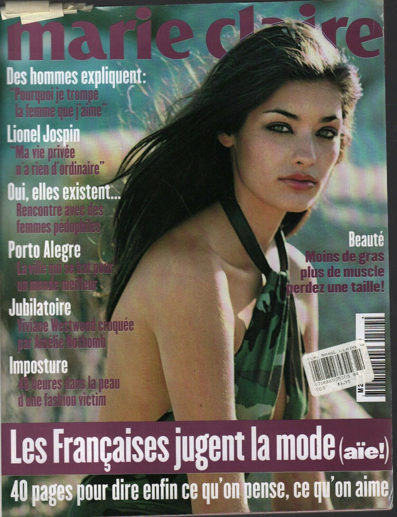 Marie Claire French Fashion April 2001 Megan Ewing Lionel Jospin 091020ame