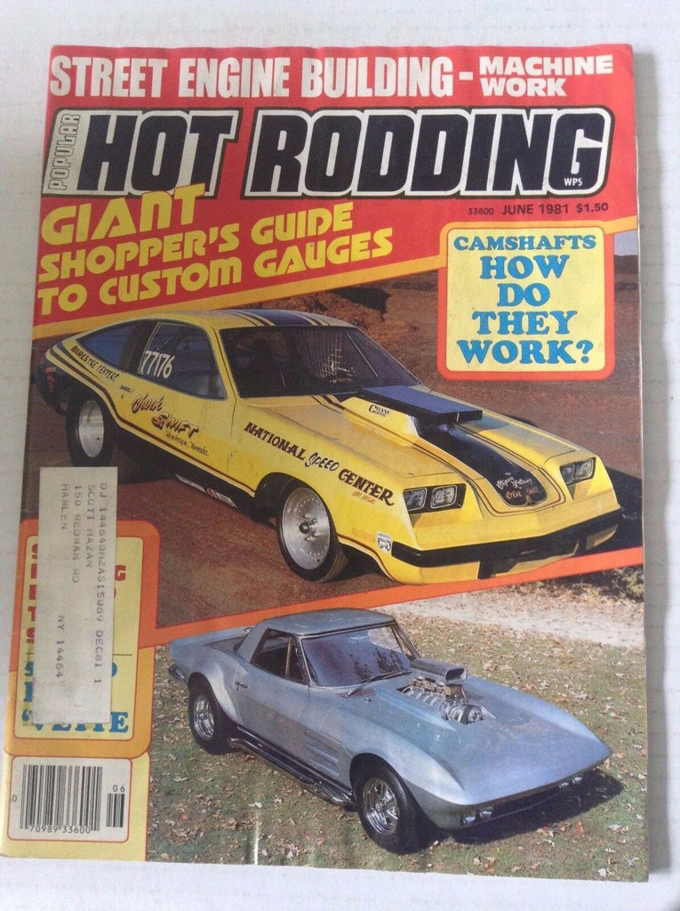 Popular Hot Rodding Magazine Shopper's Guide Gauges June 1981 042617nonrh