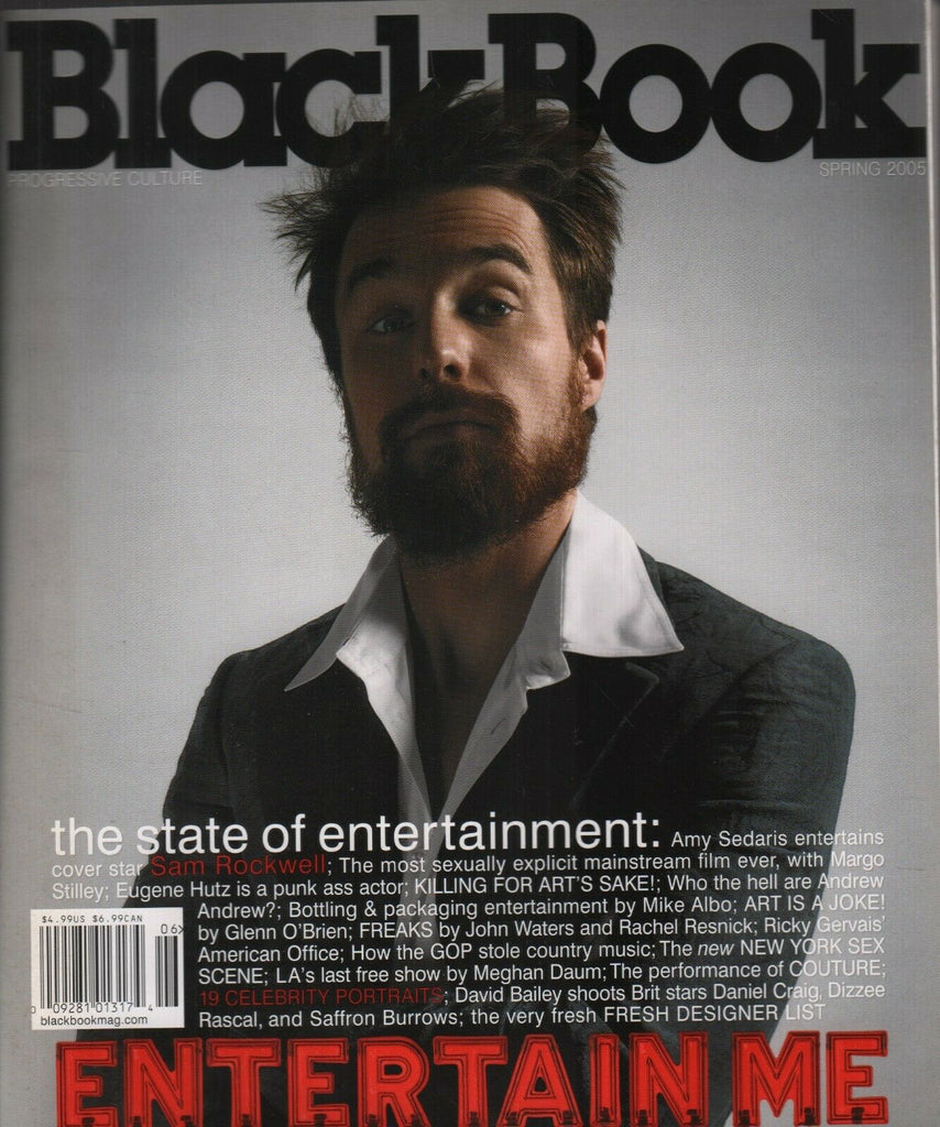 Black Book Magazine Spring 2005 Sam Rockwell Amy Sedaris 101619AME3