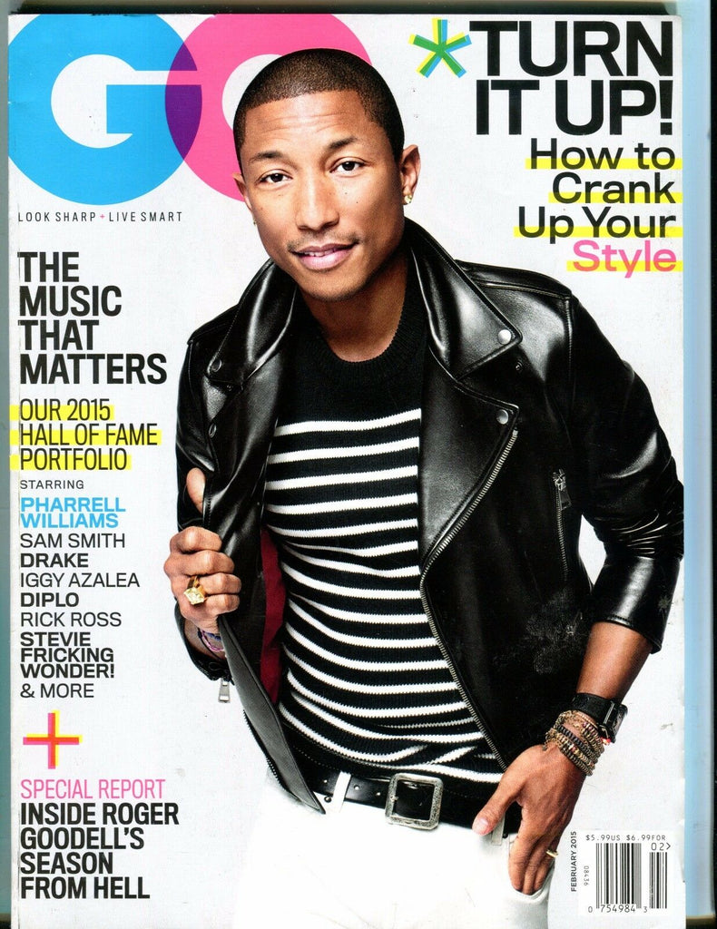 GQ Magazine February 2015 Pharrell Williams EX No ML 050617nonjhe