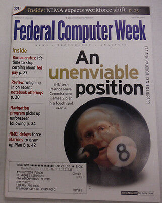 Federal Computer Week Magazine An Unevitable Position April 2002 071515R