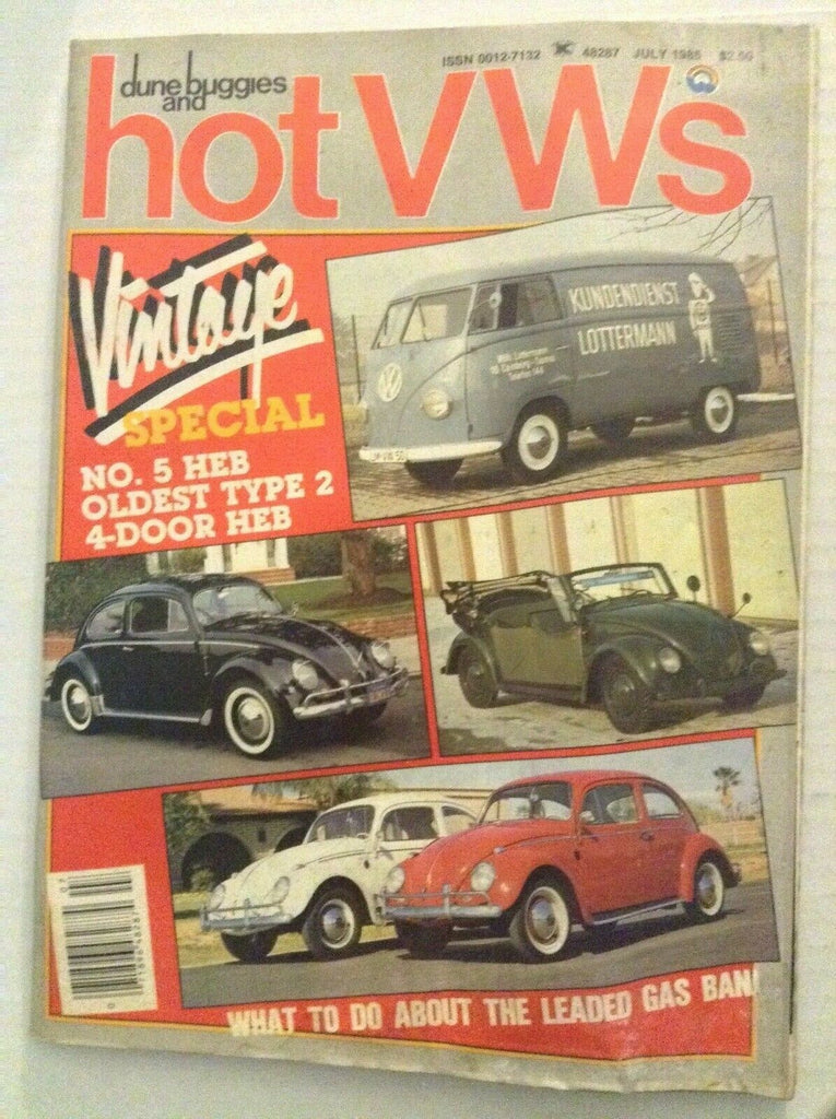 Dunebuggies And Hot VWs Mag Vintage Special HEB Oldest July 1985 080819nonrh