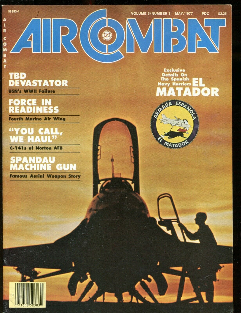 Air Combat Magazine May 1977 El Matador EX No ML 010617jhe