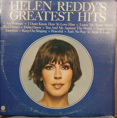 Helen Reddy's Greatest Hits 33 RPM Good 110215 TLJ