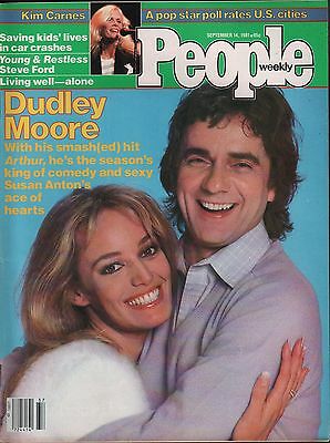 People Weekly September 14 1981 Dudley Moore, Susan Anton EX 012716DBE