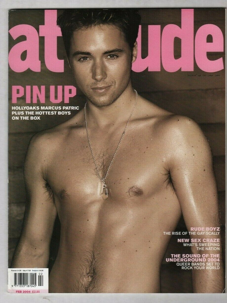 Attitude Gay Interest UK Mag Hollyoaks Marcus Patric February 2004 031020nonr
