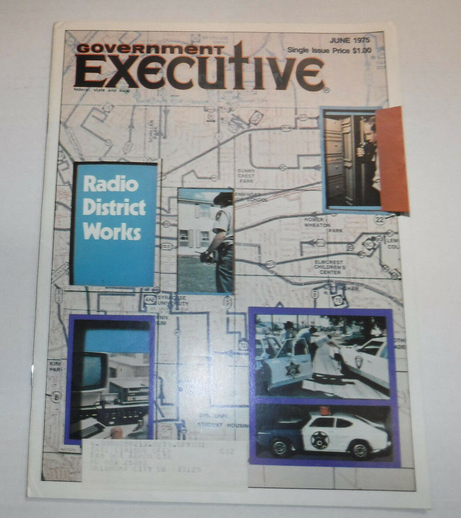 Government Executive Magazine Radio District Works June 1975 FAL FAA 102016R