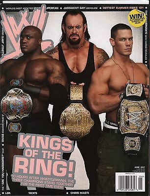 WWE magazine June 2007 The Undertaker, John Cena EX 121015DBE