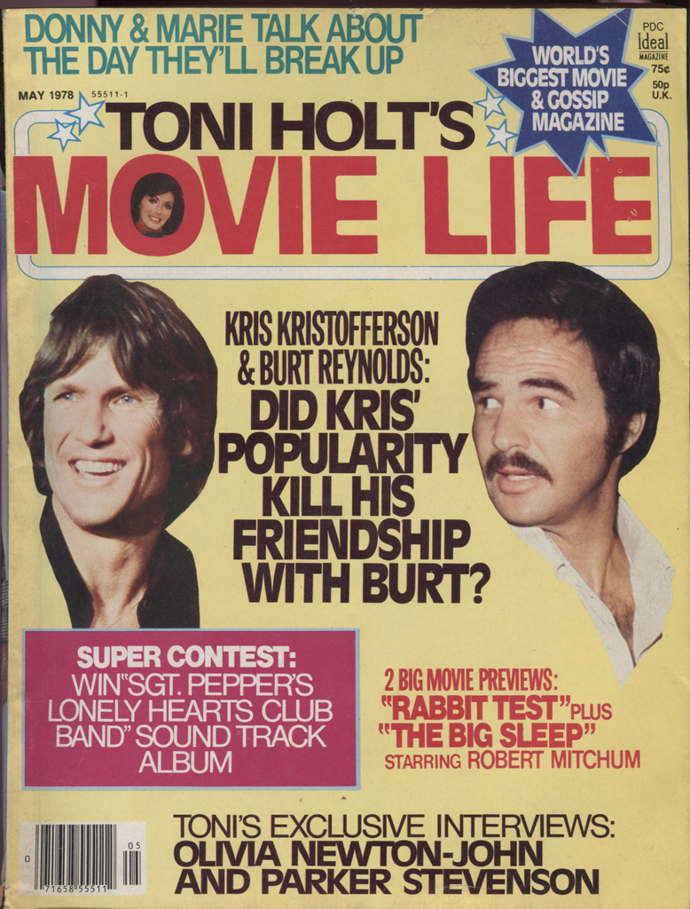 Toni Holts Movie Life May 1978 Burt Reynold Olivia Newton-John 041020DBE