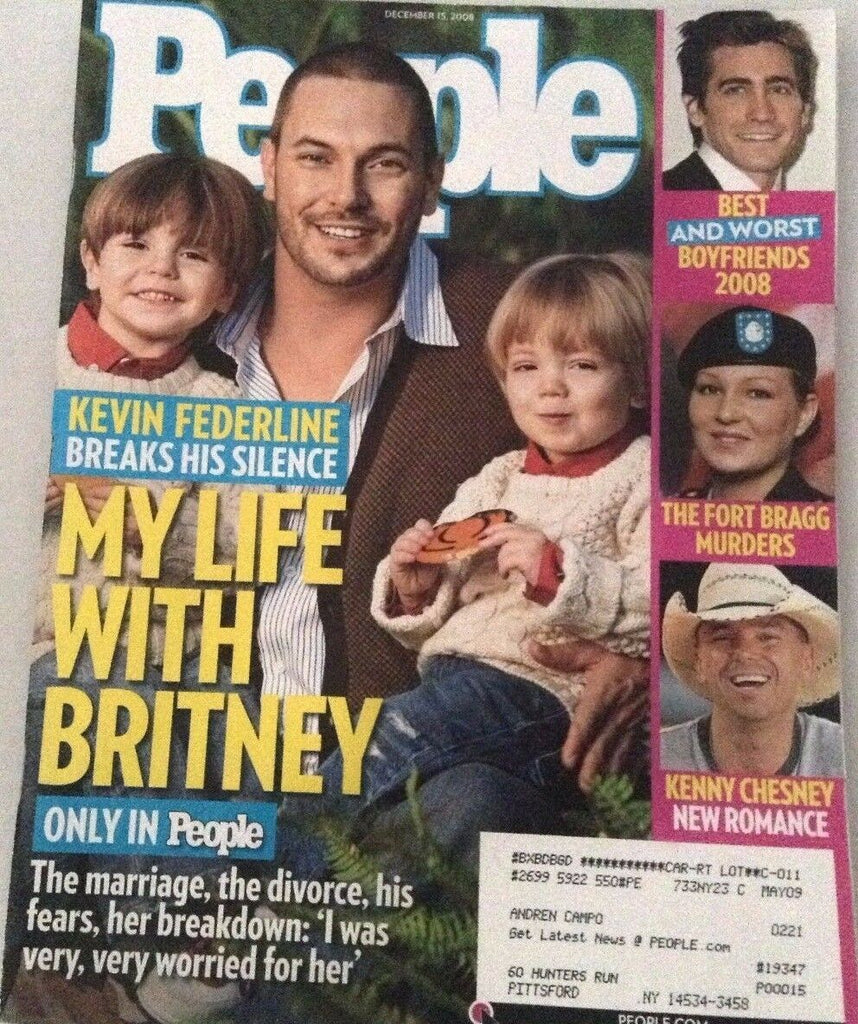 People Magazine Kevin Federline And Britney Spears December 15, 2008 072217nonrh