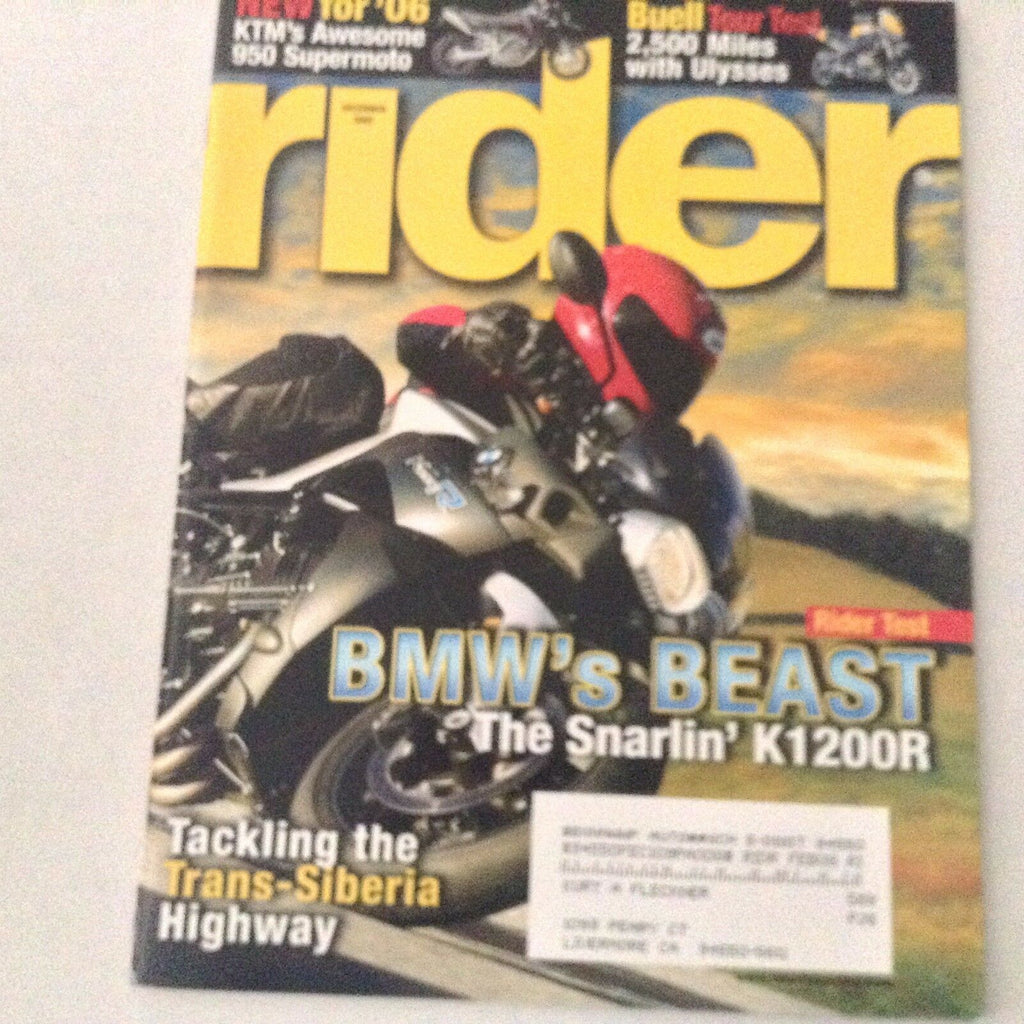 Rider Magazine The K1200R Trans Siberia Highway December 2005 061017nonrh