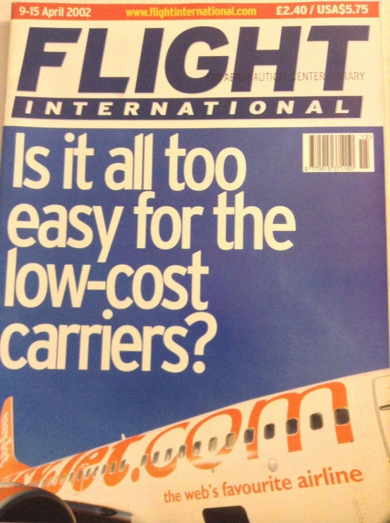 Flight International Magazine Easy Low Cost Carriers April 2002 FAL 091717nonrh