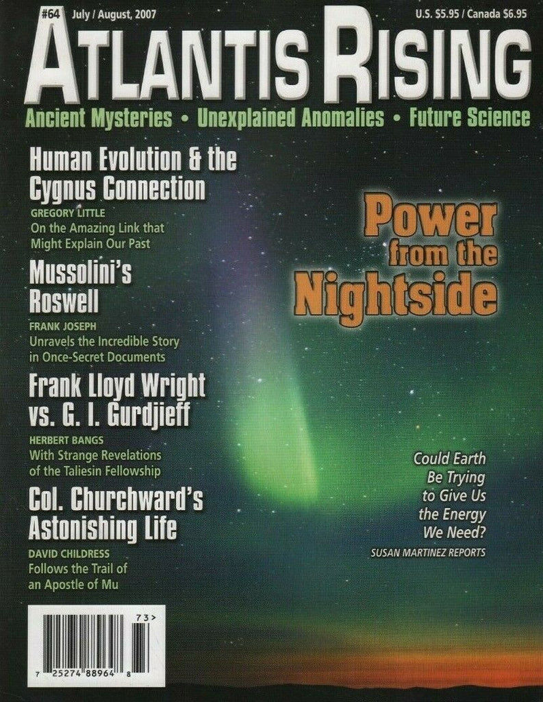 Atlantis Rising July August 2007 #64 Frank Lloyd Wright Gregory Little 070519DBE