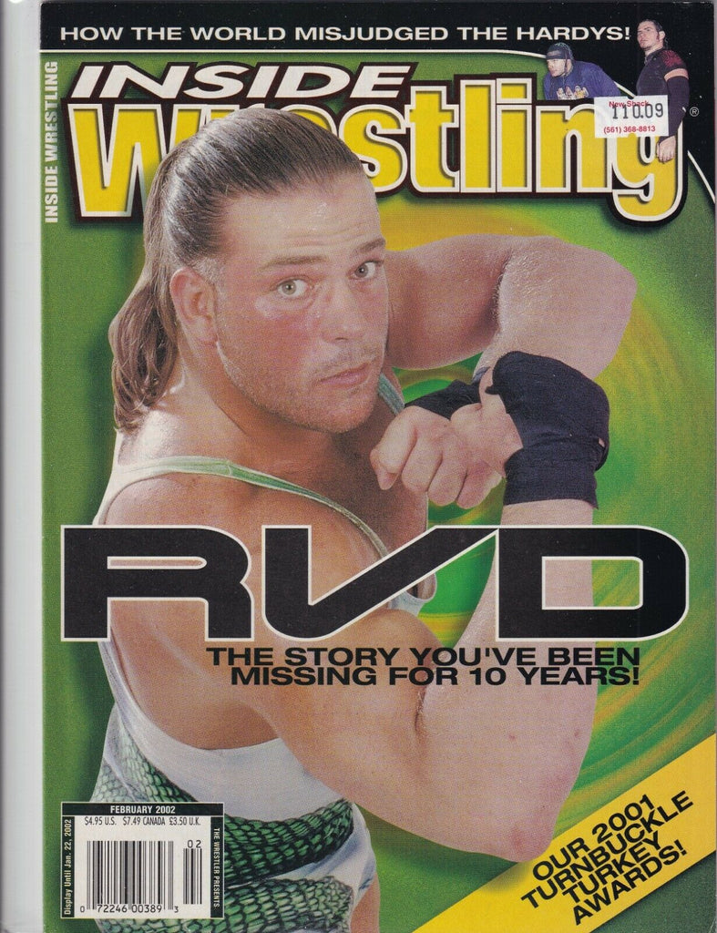 Inside Wrestling Magazine RVD & The Hardy Boyz February 2002 060319nonr