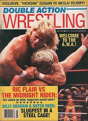 Double Action Wrestling May 1988 Ric Flair, Billy Graham GD 012016DBE
