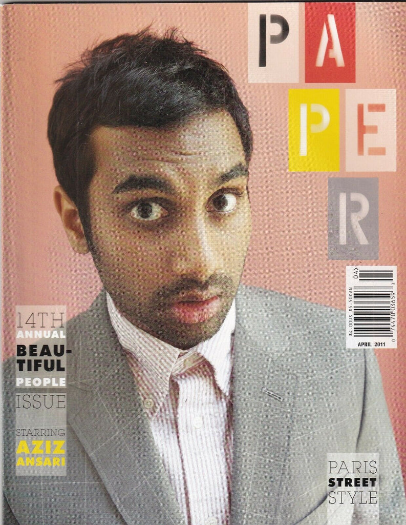 Paper Magazine Aziz Ansari Paris Street Style April 2011 NO ML 101519nonr