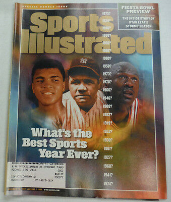 Sports Illustrated Magazine Yogi Berra Jordan January 1999 WITH ML 051315R