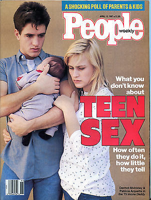 People Magazine April 13 1987 Dermot Mulroney Patricia Arquette EX 012216jhe