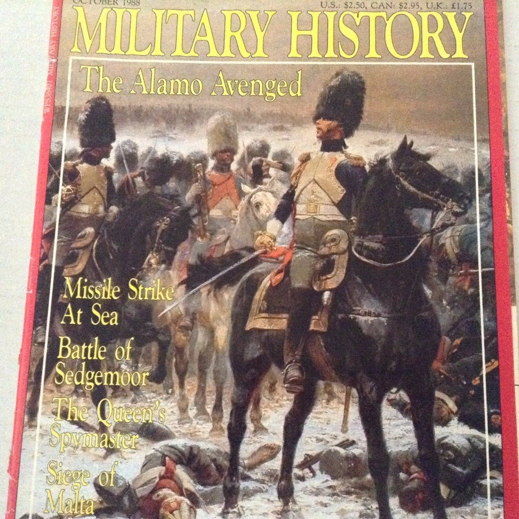 Military History Magazine The Alamo Avenged October 1988 071417nonrh