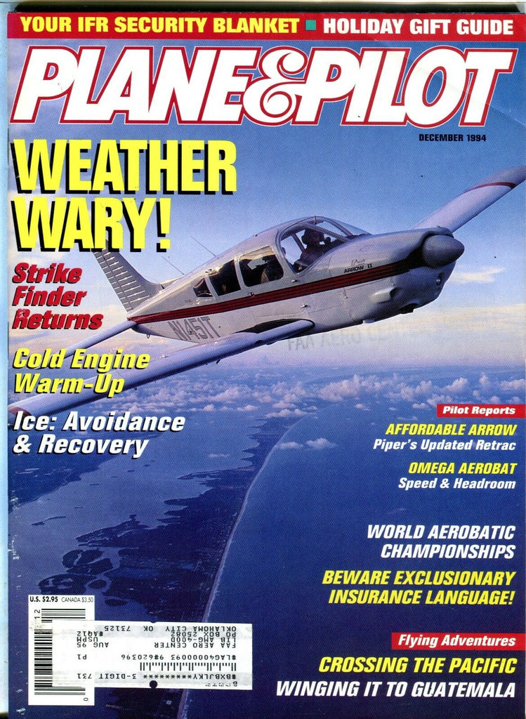 Plane & Pilot Magazine December 1994 Omega Aerobat EX w/ML FAA Library 101716jhe