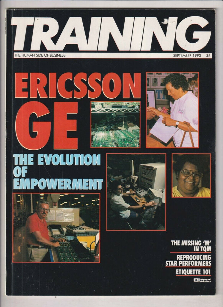 Training Mag Ericsson GE Etiquette 101 September 1993 021920nonr