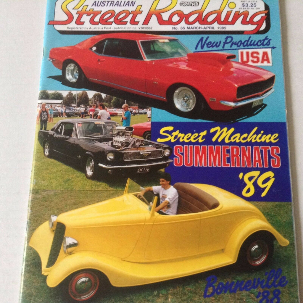 Australian Street Rodding Magazine Summernats April 1989 052617nonrh2