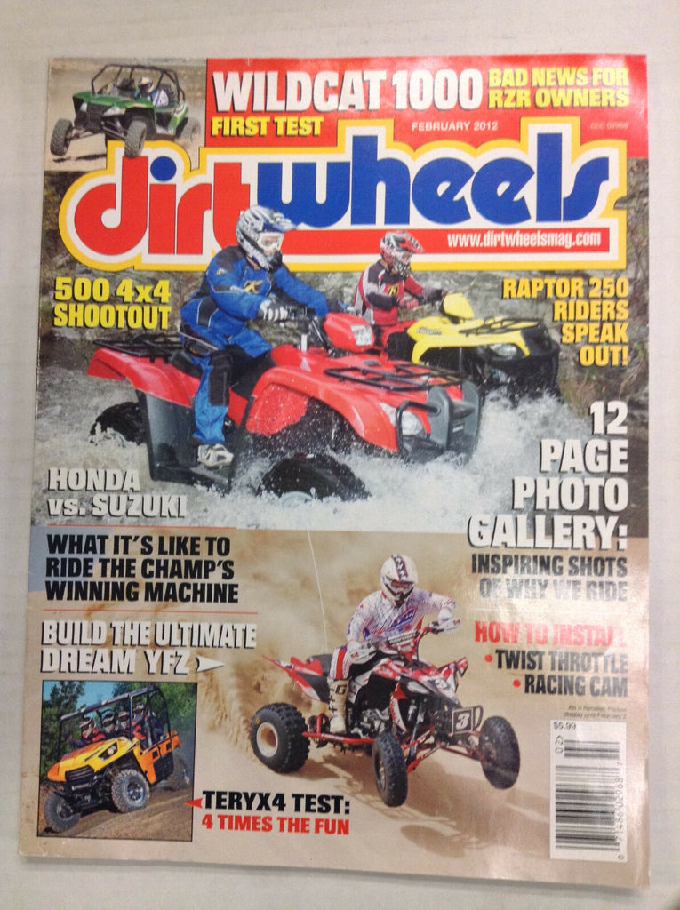Dirt Wheels Magazine Raptor 250 Riders Honda Vs Suzuki February 2012 032817nonR