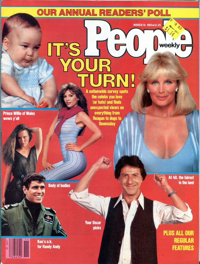 People Magazine March 14 1983 Linda Evans Dustin Hoffman EX 081816jhe