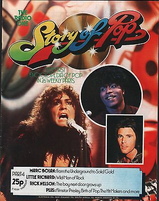 Story Of pop Part 4 1973 Marc Bolan, Little Richard EX 111915DBE