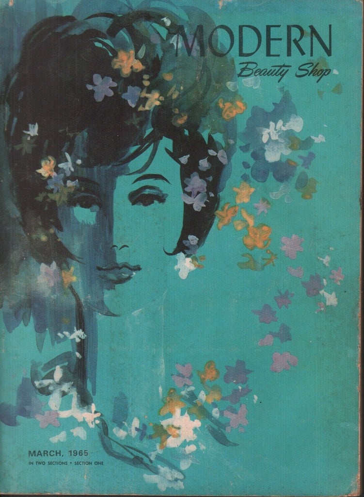 Modern Beauty Shop Souther Edition Mar 1965 w/Original Fold Out Poster 072519AME