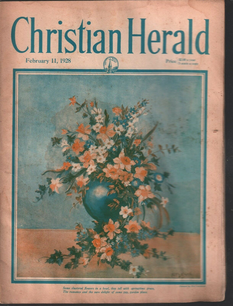 Christian Herald February 11 1928 Nell Litchfield Vintage Magazine 021920AME