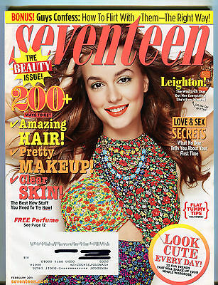 Seventeen Magazine FEbruary 2011 Legihton Meester EX 070616jhe