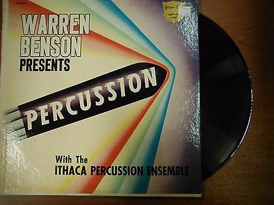 33 RPM Vinyl Warren Benson Ithaca Percussion Ensemble Golden Crest 041015SM