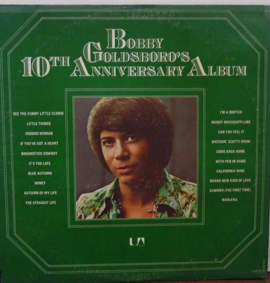 Bobby Goldsboro's 10th Anniversary Album 33RPM UA-LA311 120416LLE