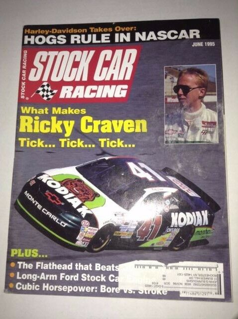 Stock Car Racing Magazine Ricky Craven Harleys June 1995 041117NONRH2