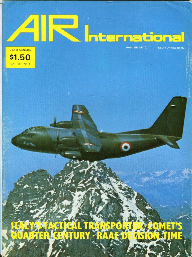 Air International Magazine April 1977 Italy's Comet No ML 112316jhe
