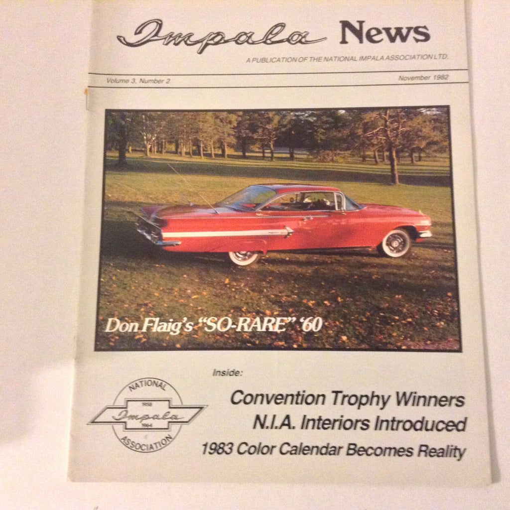 Impala News Magazine Don Flaig's So Rare 60 November 1982 052117nonrh