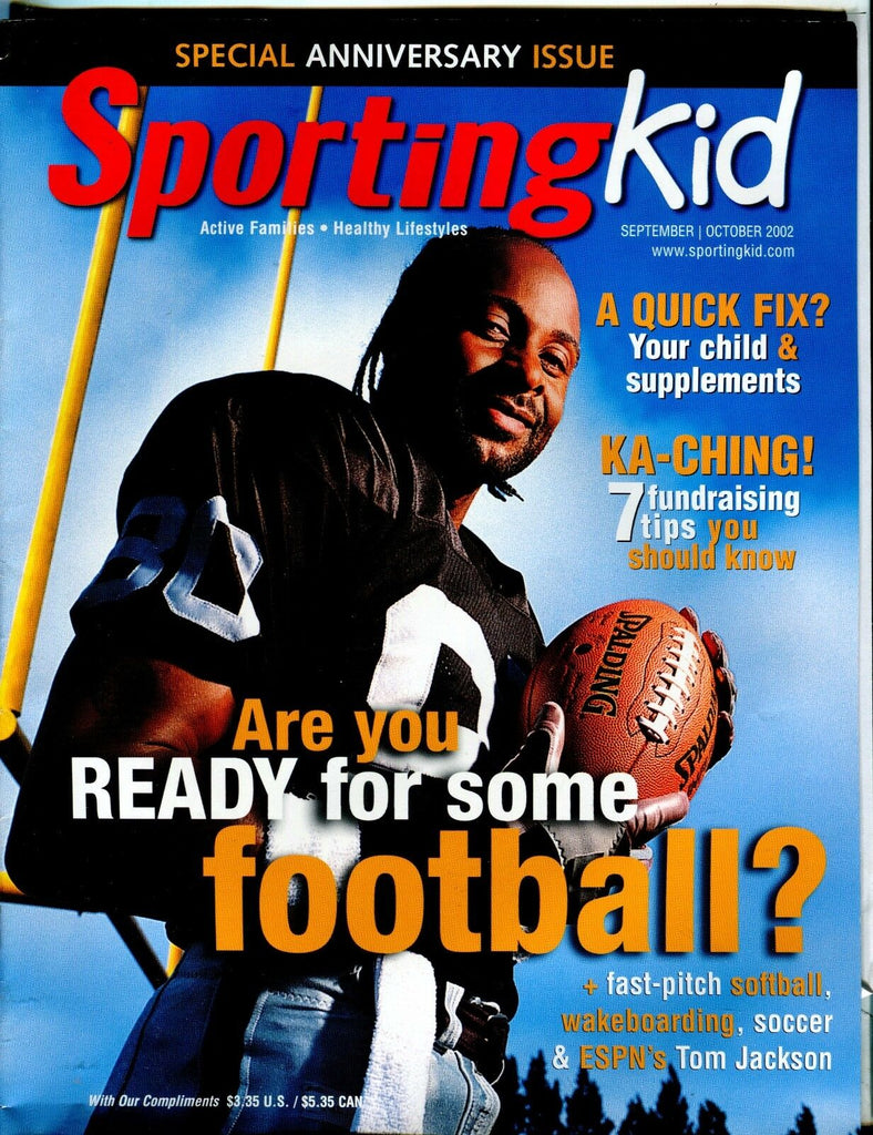 Sporting Kid Magazine September/October 2002 Jerry Rice EX No ML 021817jhe
