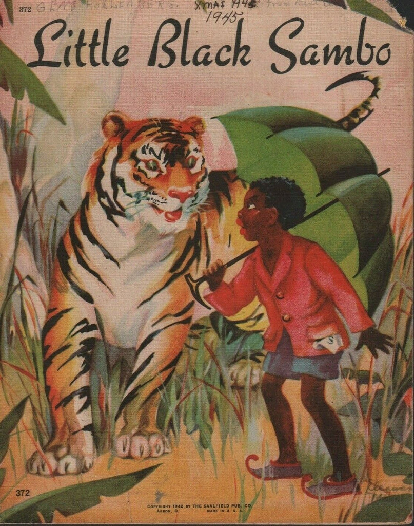 Little Black Sambo 1942 Paperback Book 011420AME
