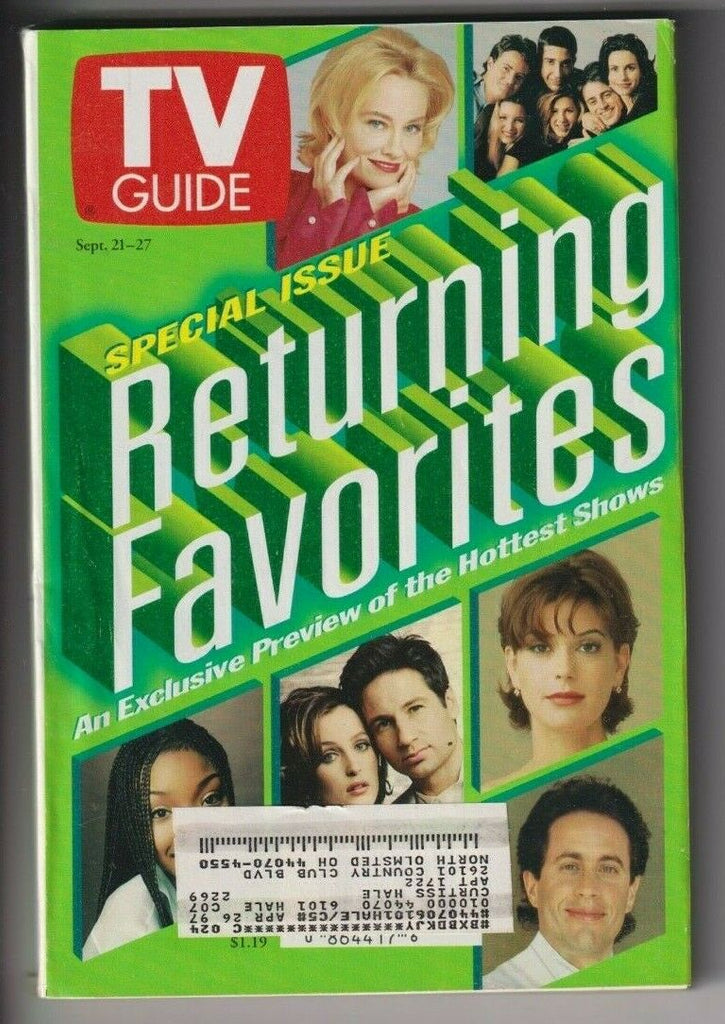 CLEV Metro Ed. Tv Guide Brandy Jerry Seinfeld September 21, 1996 111619nonr