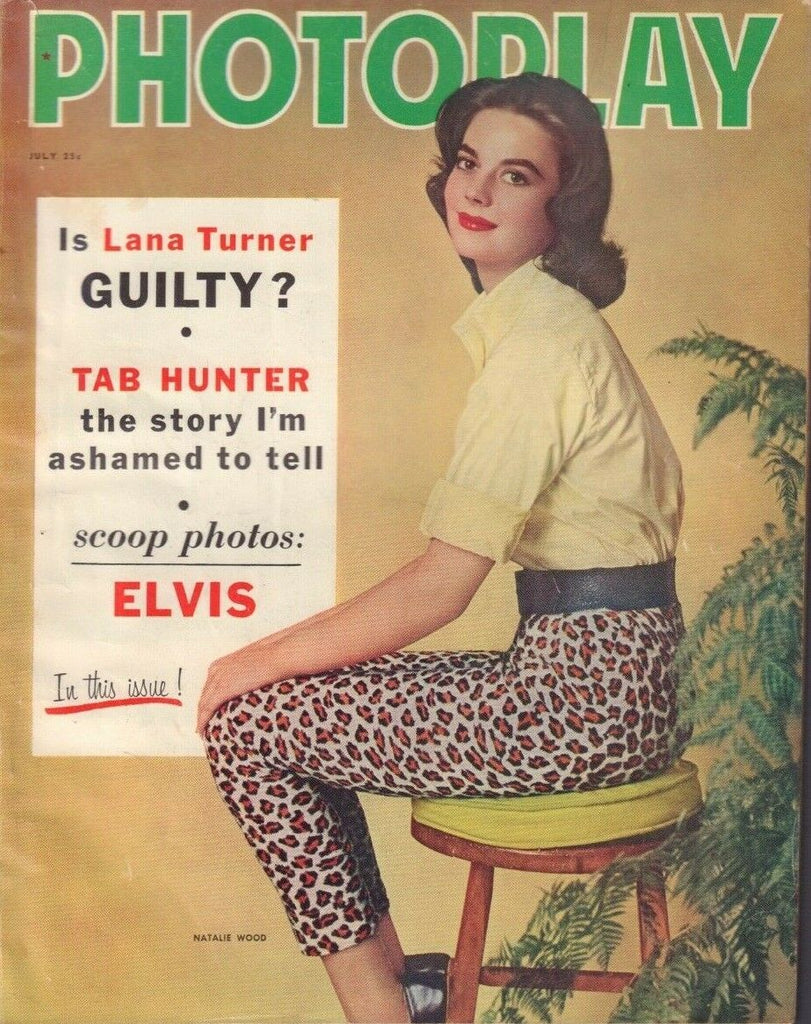 Photoplay July 1958 Lana Turner Elvis Presley Natalie Wood 013119DBE2