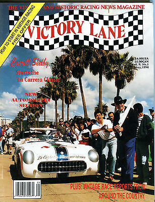 Victory Lane Magazine May 1994 Carroll Shelby La Carrera Classic EX 020916jhe