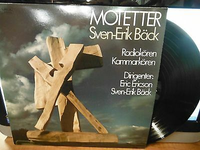 33 RPM Vinyl Sven Erik Back Motter Phono Suecia Records PS 10 011315SM